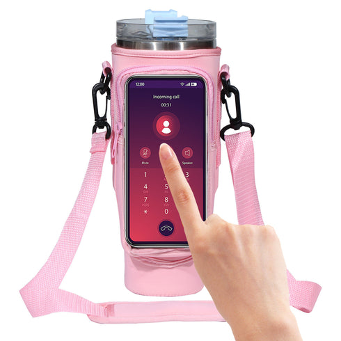 40oz Cup Cover Transparent Touch Screen tumbler cover Neoprene kitchen gadgets